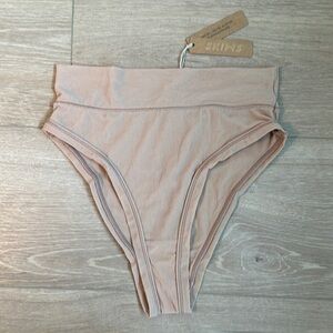 Skims Beige High-Waist Briefs